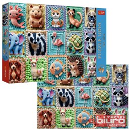 PUZZLE 1000 SZYDEŁKOWE ZWIERZĄTKA 12093 TREFL