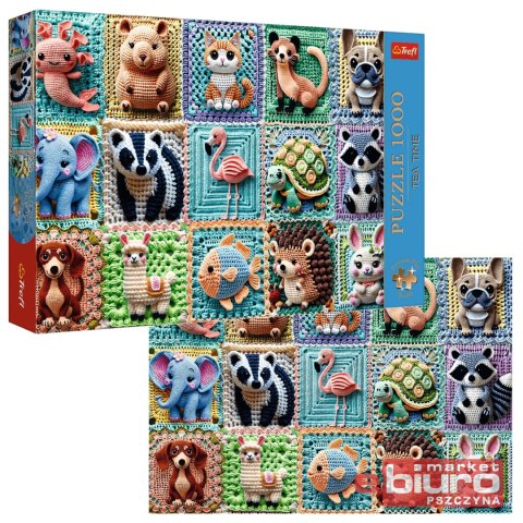 PUZZLE 1000 SZYDEŁKOWE ZWIERZĄTKA 12093 TREFL