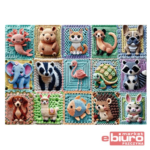 PUZZLE 1000 SZYDEŁKOWE ZWIERZĄTKA 12093 TREFL