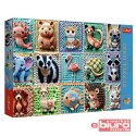 PUZZLE 1000 SZYDEŁKOWE ZWIERZĄTKA 12093 TREFL