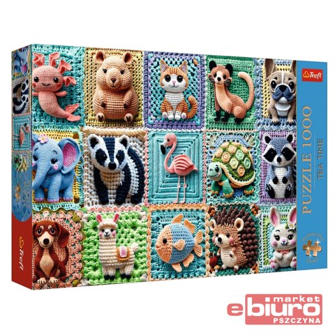 PUZZLE 1000 SZYDEŁKOWE ZWIERZĄTKA 12093 TREFL