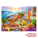 PUZZLE 1000 Z WIZYTĄ NA SANTORINI 10842 TREFL
