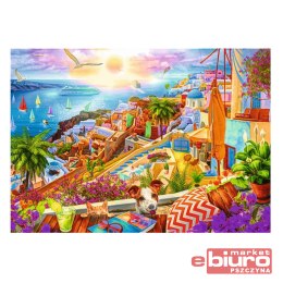 PUZZLE 1000 Z WIZYTĄ NA SANTORINI 10842 TREFL