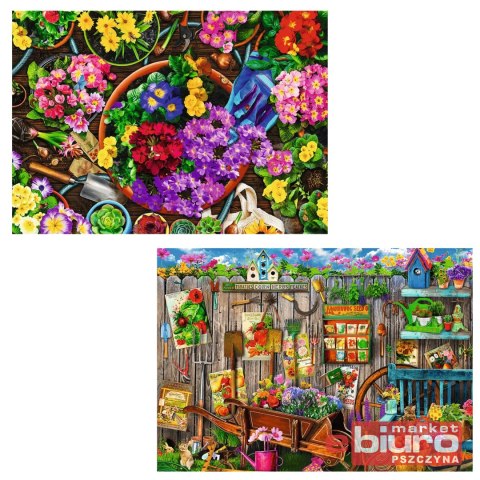 PUZZLE 2X500 PRACE W OGRODZIE 37529 TREFL