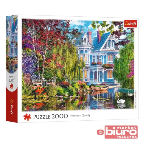 PUZZLE 2000 DOM NAD JEZIOREM 27129 TREFL