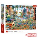 PUZZLE 2000 KWIACIARNIA W AMSTERDAMIE 27128 TREFL