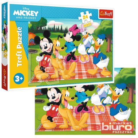 PUZZLE 24 MAXI ULUBIONA MYSZKA MIKI 14380 TREFL