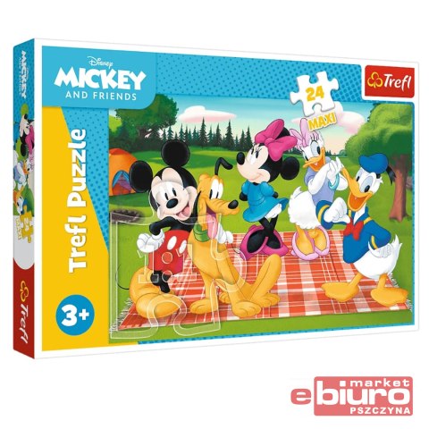 PUZZLE 24 MAXI ULUBIONA MYSZKA MIKI 14380 TREFL