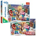 PUZZLE 24 MAXI ZIMOWY CZAS Z TREFLIKAMI TREFL