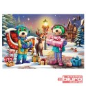 PUZZLE 24 MAXI ZIMOWY CZAS Z TREFLIKAMI TREFL