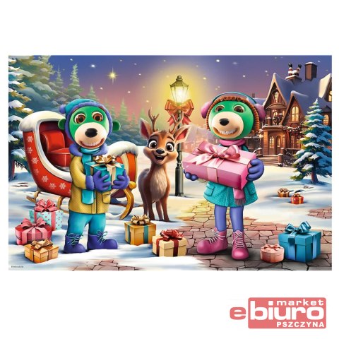 PUZZLE 24 MAXI ZIMOWY CZAS Z TREFLIKAMI TREFL