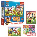 PUZZLE 2W1 MEMOS PSIA EKIPA W AKCJI 93337 TREFL