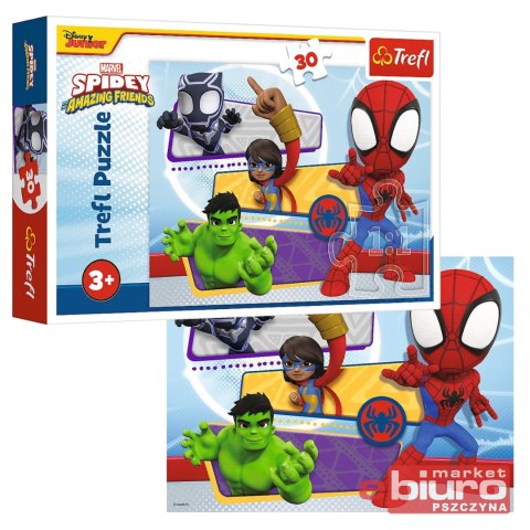 PUZZLE 30 ODWAŻNY SPIDEY 18322 TREFL