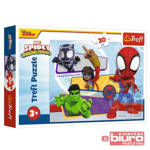 PUZZLE 30 ODWAŻNY SPIDEY 18322 TREFL