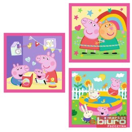 PUZZLE 3W1 PEPPA I PRZYJACIELE 34873 TREFL