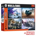 PUZZLE 4X250 WIELKA BITWA CZOŁGÓW 13347 TREFL