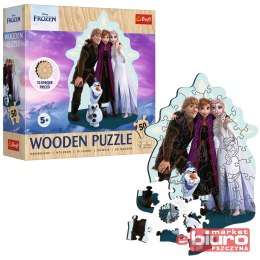 PUZZLE 50 DREWNIANE KONTUR ULUBIONA KRAINA LODU