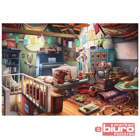 PUZZLE 500+1 DREWNIANE SKARBY NA STRYCHU 20220 TRE