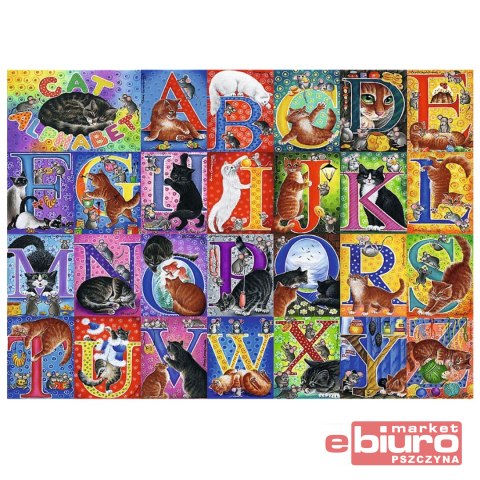PUZZLE 500 KOCI ALFABET 37527 TREFL