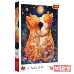 PUZZLE 500 POCAŁUNEK W ŚWIETLE KSIĘŻYCA 37546 TREF