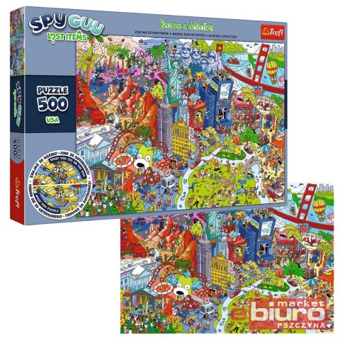 PUZZLE 500 SPY GUY LOST ITEMS RODZINA TREFL. 37480