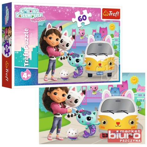 PUZZLE 60 GABBY I KOCIA PRZYGODA 17415 TREFL