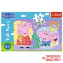 PUZZLE 60 SZCZĘŚLIWA ŚWINKA PEPPA 17414 TREFL