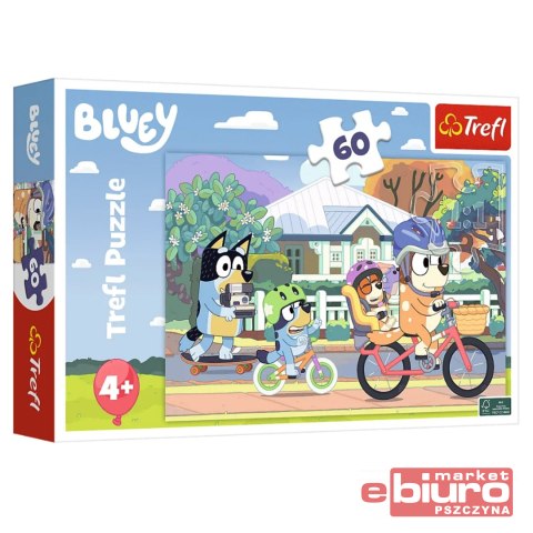 PUZZLE 60 WESOŁY BLUEY 17384 TREFL