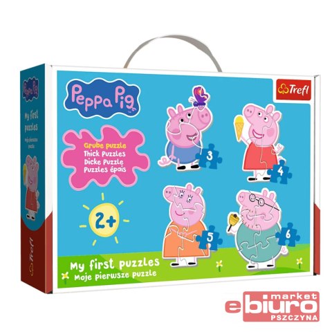 PUZZLE BABY CLASSIC MAŁA ŚWINKA WŚRÓD PRZYJACIÓŁ