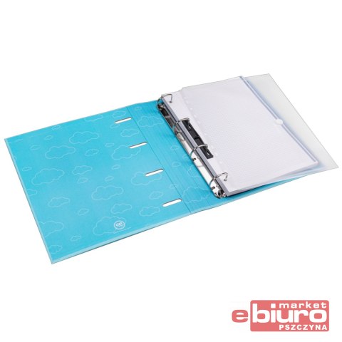 SEGREGATOR Z KARTKAMI A4 NIEBIESKI PASTEL