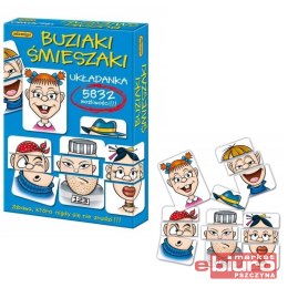 GRA UKŁADANKA BUZIAKI ŚMIESZAKI ADAMIGO