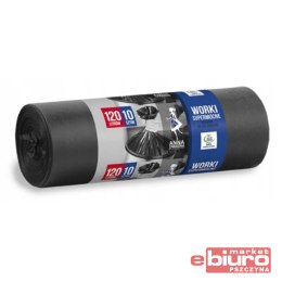 WORKI NA ŚMIECI SUPERMOCNE 120L 10 SZTUK ANNA ZARADNA