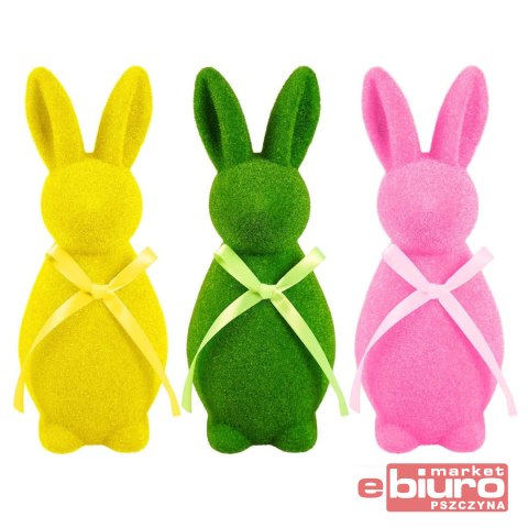 ZAJĄCZEK FLOKOWANY Z KOKARDKĄ WN8846 ARPEX