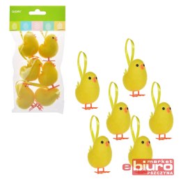 ZAWIESZKI WIELKANOCNE KURCZACZKI 6SZT YX7552 ARPEX