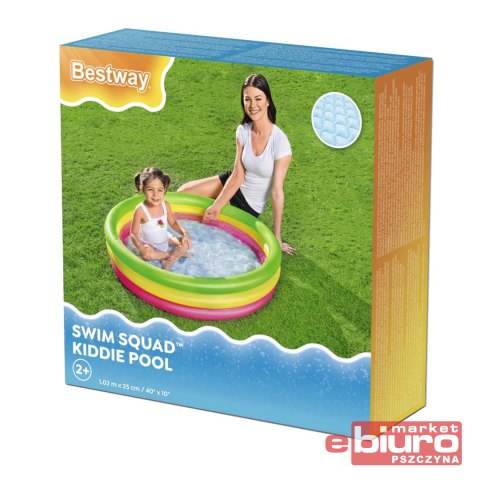 BASEN DMUCHANY 102X25CM MIĘKKA PODŁ. 51104 BESTWAY