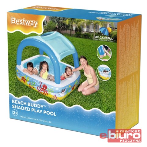 BASEN DMUCHANY Z DASZKIEM 147X147X122CM 52192 BEST