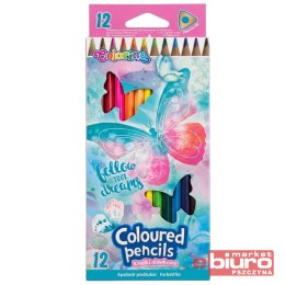 CP COLORINO KREDKI OŁÓWKOWE TRÓJKĄTNE 12KOL DREAMS