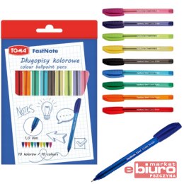 DŁUGOPIS MIX 10 KOLORÓW TO-024 0 2 TOMA