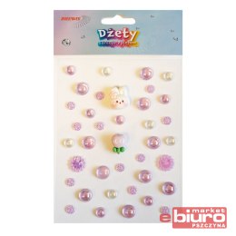 DŻETY SAMOPRZYLEPNE DS109 FIOLETOWE PEREŁKI BREWIS