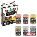 FARBA CARIOCA TEMPERA METALICZNA KO026 6X25ML
