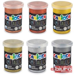 FARBA CARIOCA TEMPERA METALICZNA KO026 6X25ML