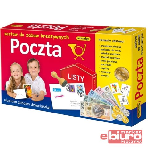 GRA EDUKACYJNA PLANSZOWA POCZTA ADAMIGO