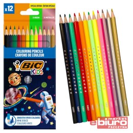 KREDKI DREWNIANE ECO SMOOTH 12