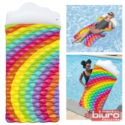MATA PŁYWAJĄCA TĘCZOWA 216X80CM 44107 BESTWAY