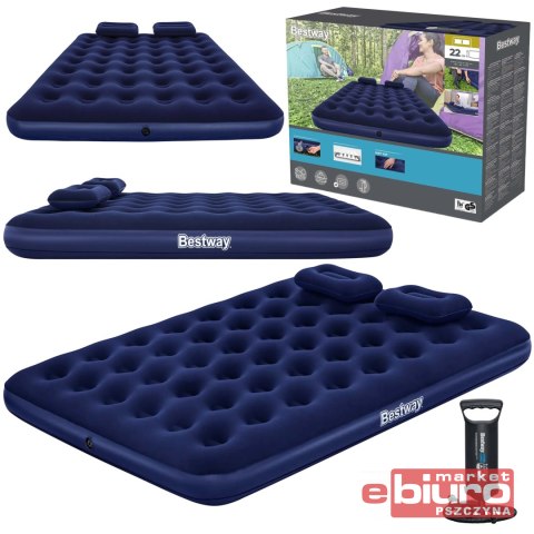 MATERAC FLOKOWANY 203X152X22CM 67374 BESTWAY