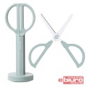 NOŻYCZKI NUSIGNE ENS051 ZE STOJAKIEM 18CM ZIELONE
