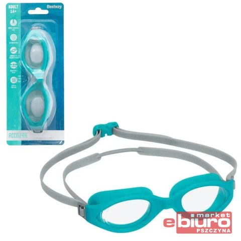 OKULARKI DO PŁYWANIA 21077 TURKUSOWE BESTWAY