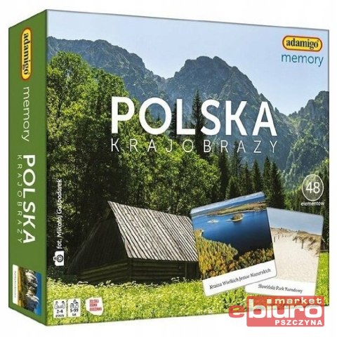 GRA PAMIĘCIOWA MEMORY POLSKA KRAJOBRAZY ADAMIGO