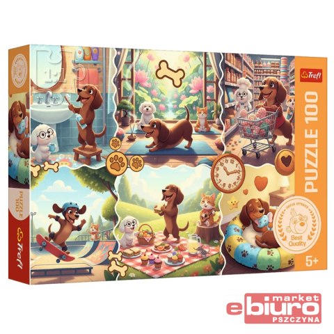 PUZZLE 100 DŁUGI DZIEŃ JAMNIKA 16567 TREFL