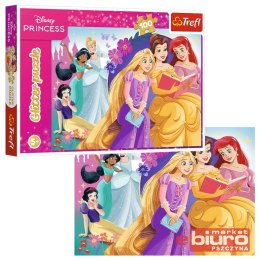 PUZZLE 100 GLITTER BLASK MAGI PRZYJAŹNI 14834 TREF